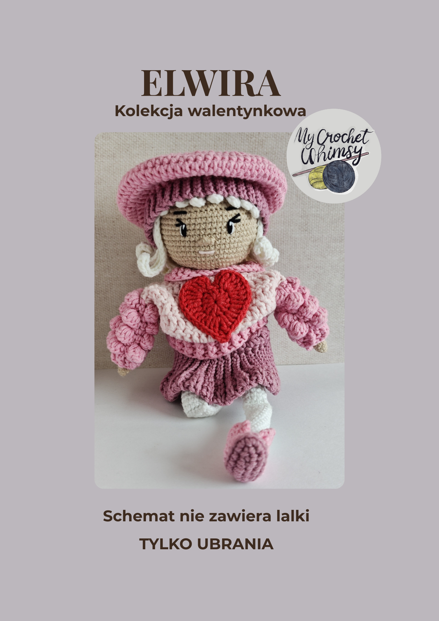 Elwira - strój walentynkowy